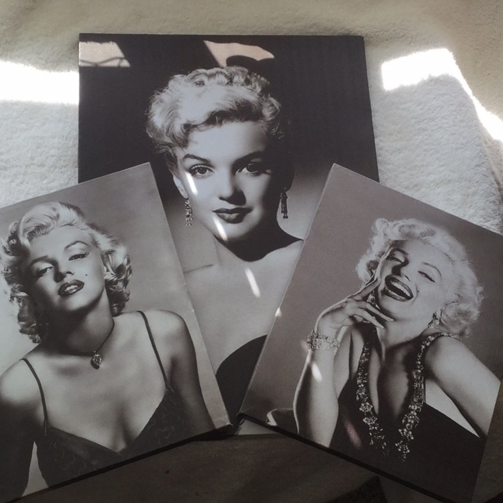 Marylin Monroe Canvas x 3 - Picture 5 of 8